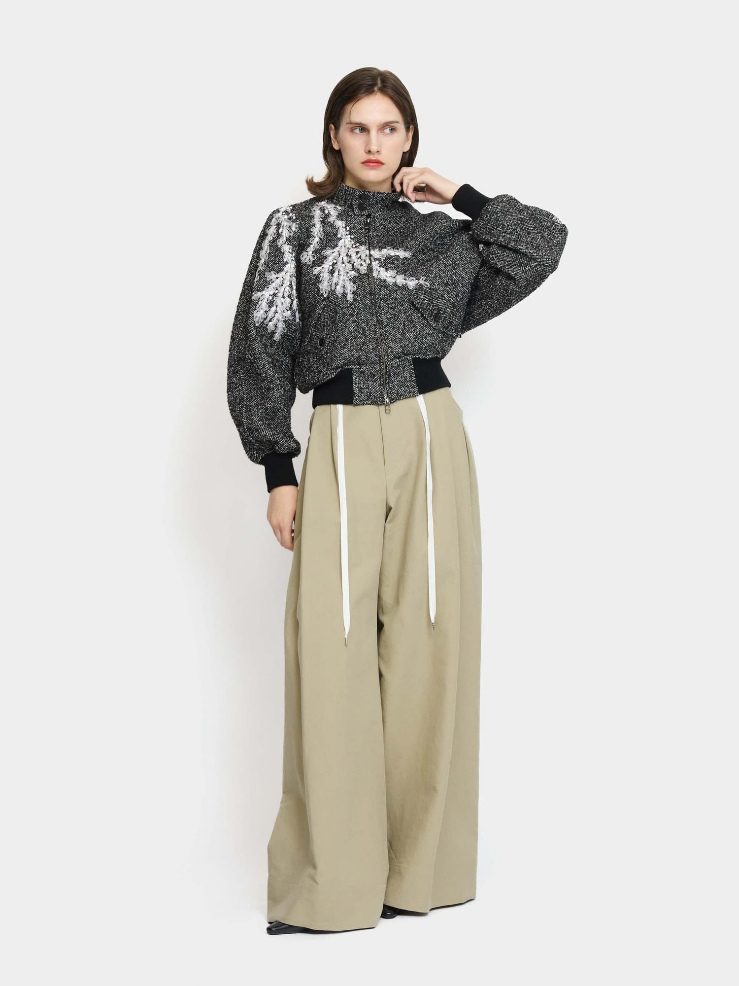 Chino Wide Pants BEIGE