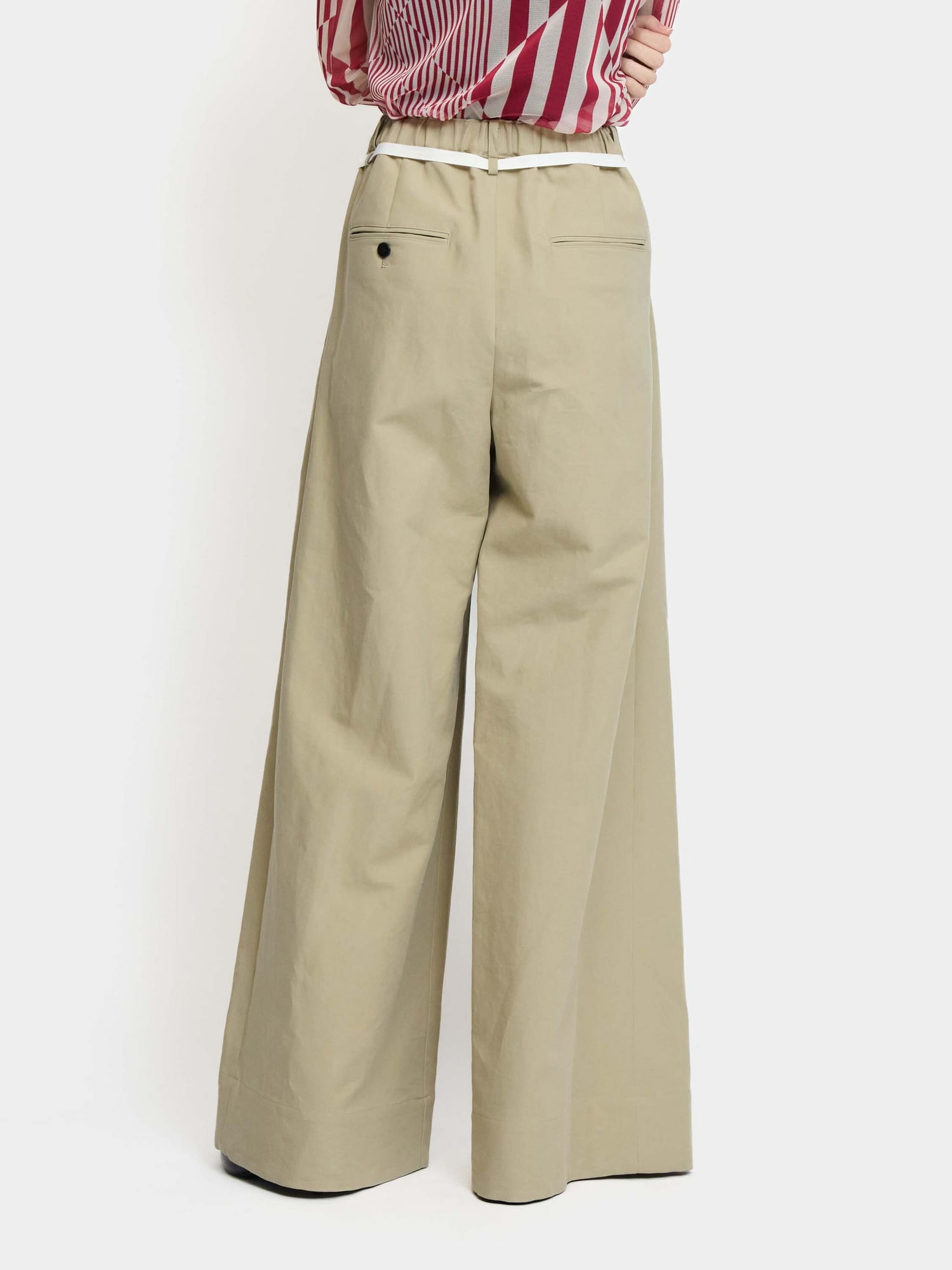 Chino Wide Pants BEIGE