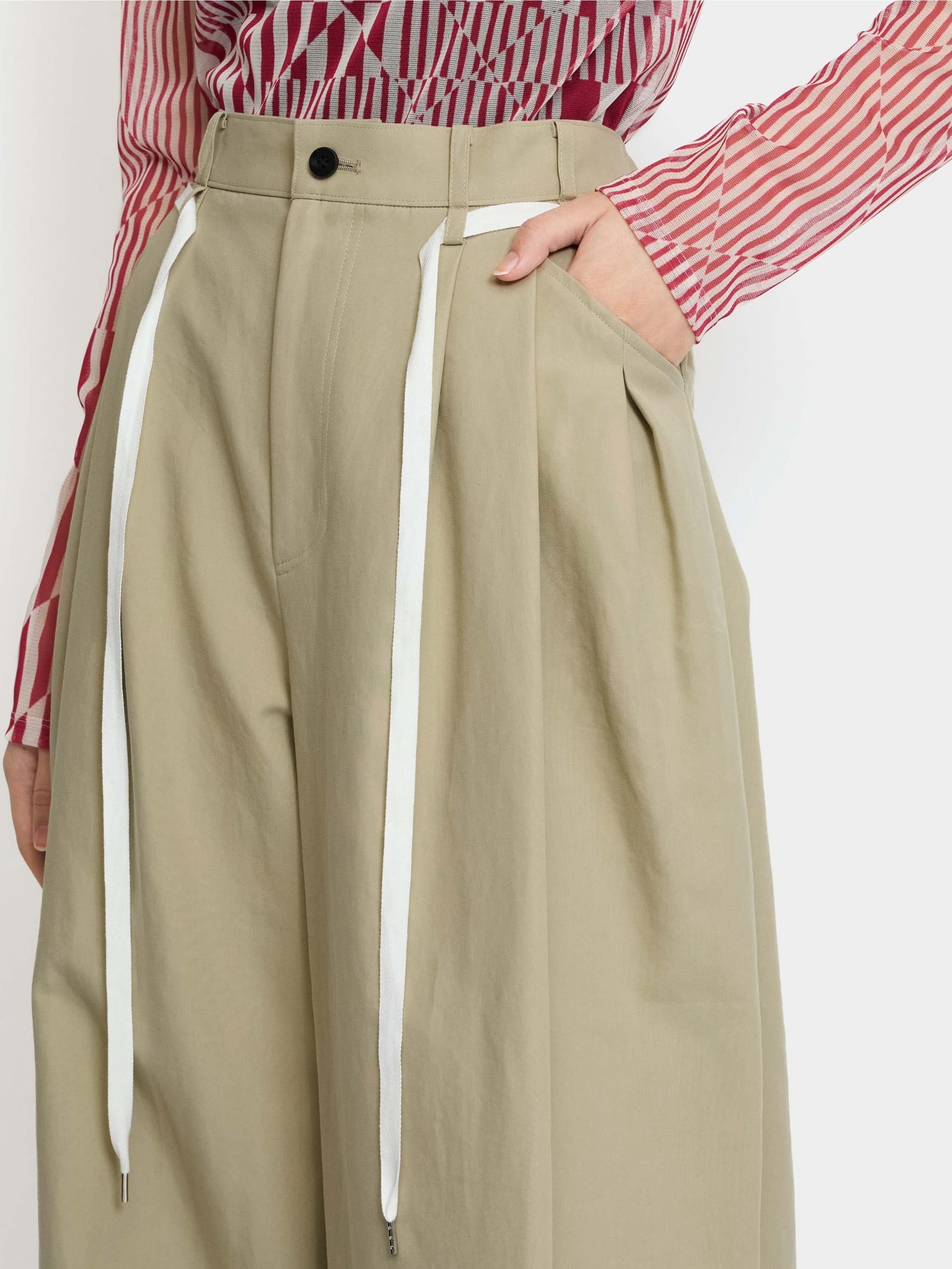 Chino Wide Pants BEIGE