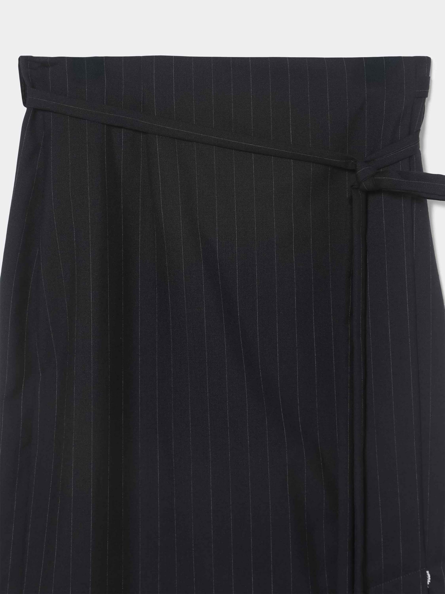 Pinstripe KIMONO Skirt NAVY
