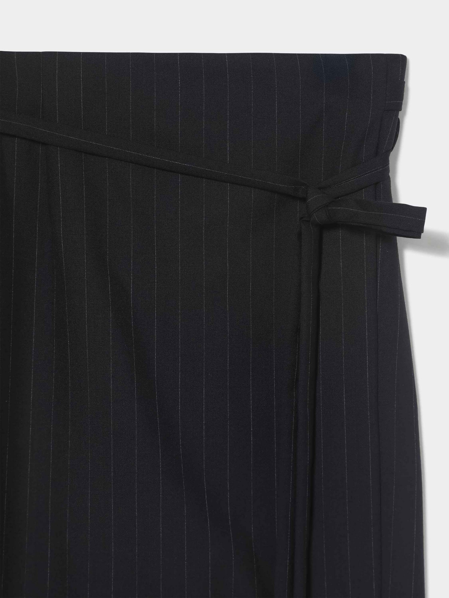 Pinstripe KIMONO Skirt NAVY