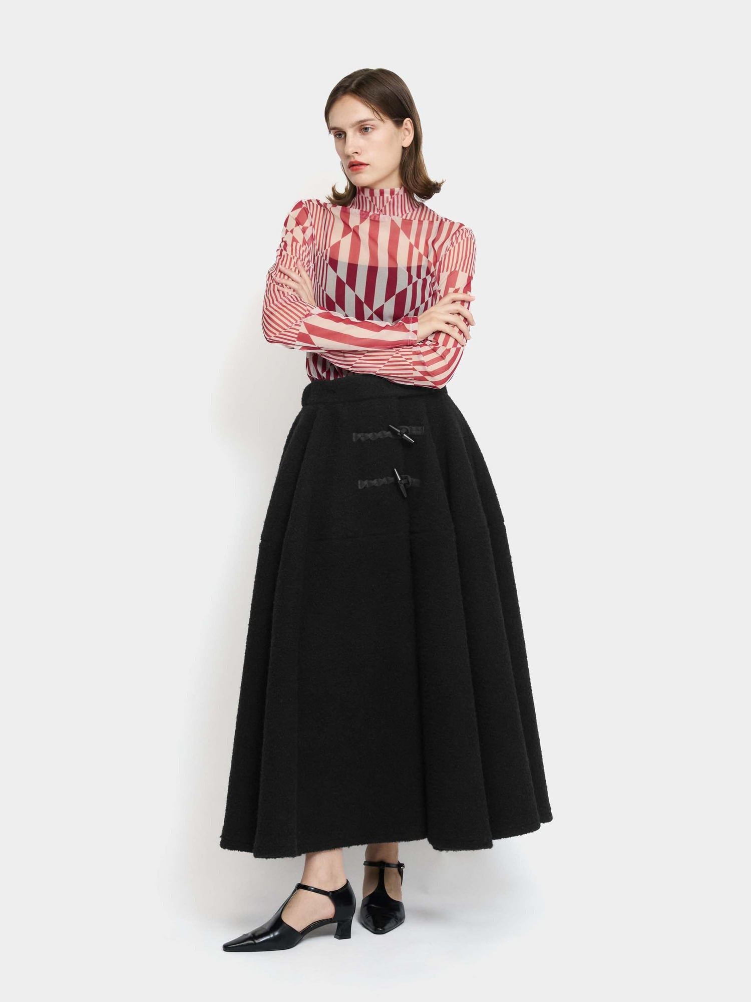 Tyrolean Skirt BLACK