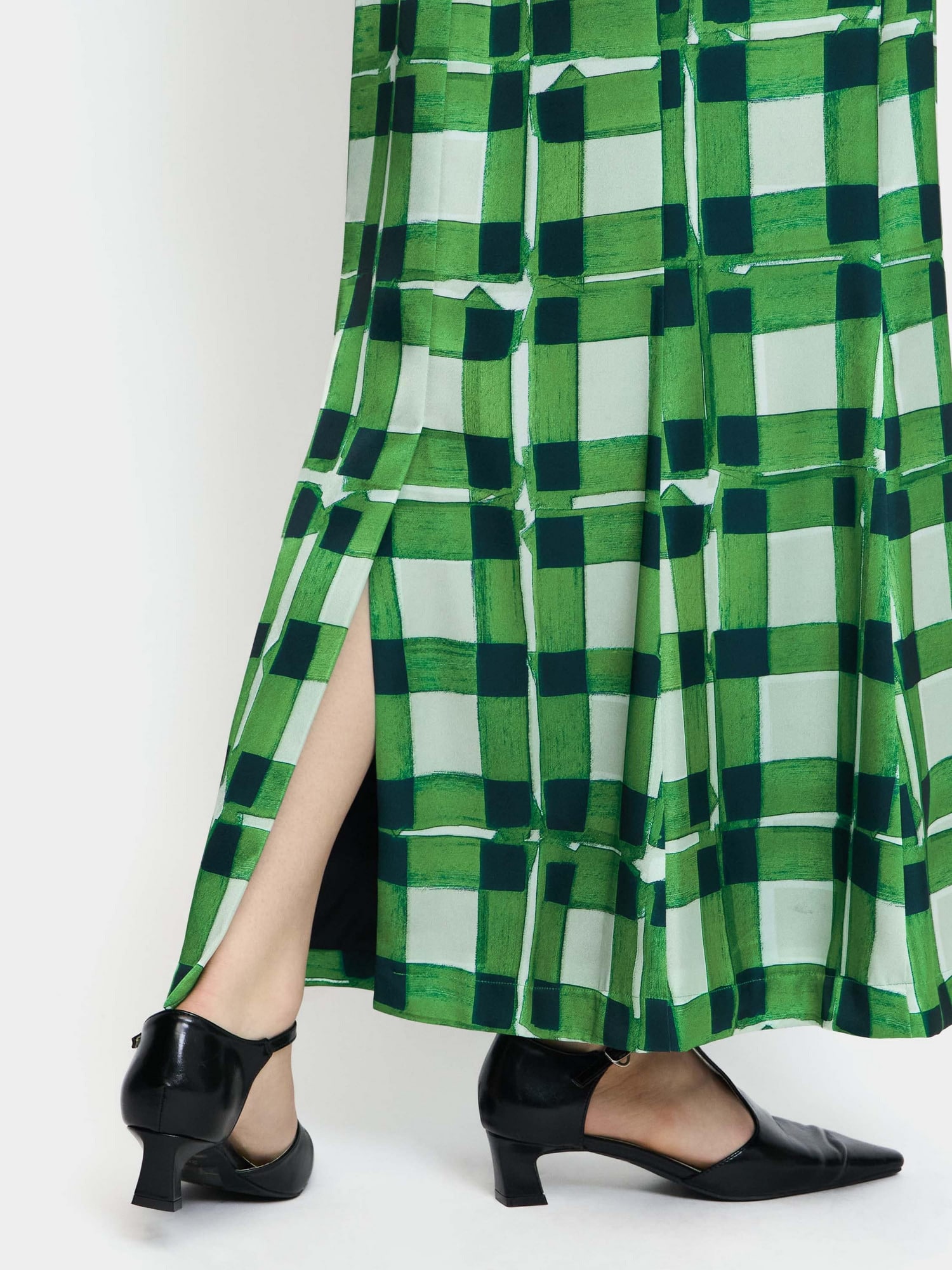 Print Mermaid skirt GREEN