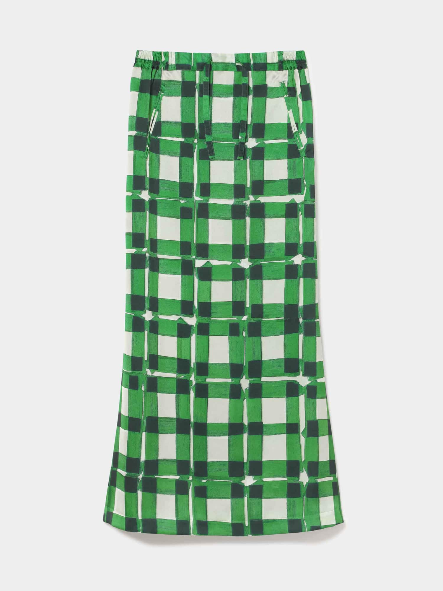 Print Mermaid skirt GREEN