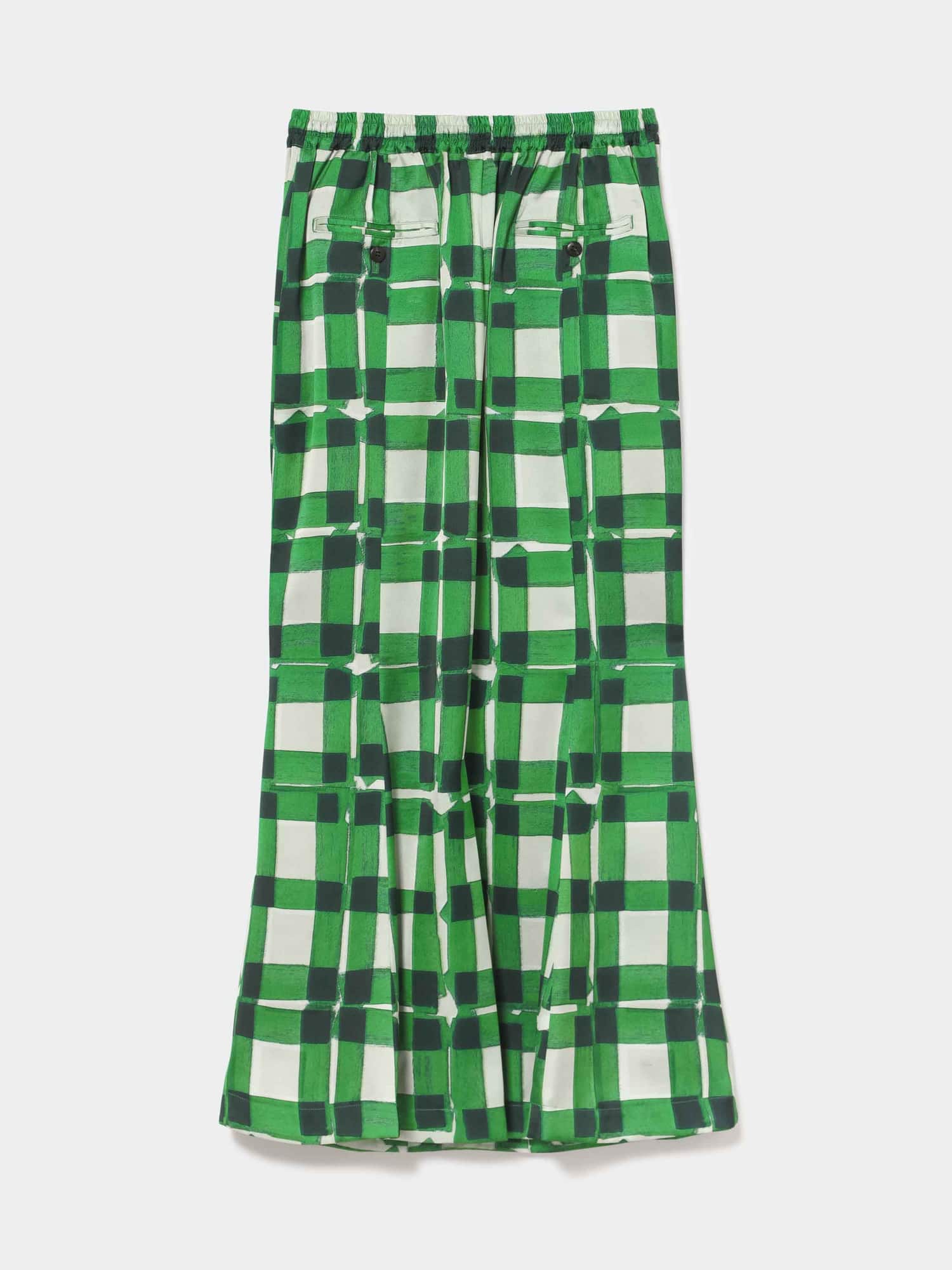Print Mermaid skirt GREEN