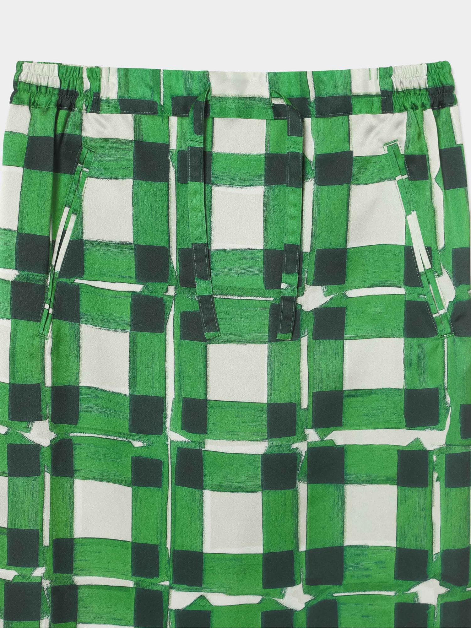Print Mermaid skirt GREEN