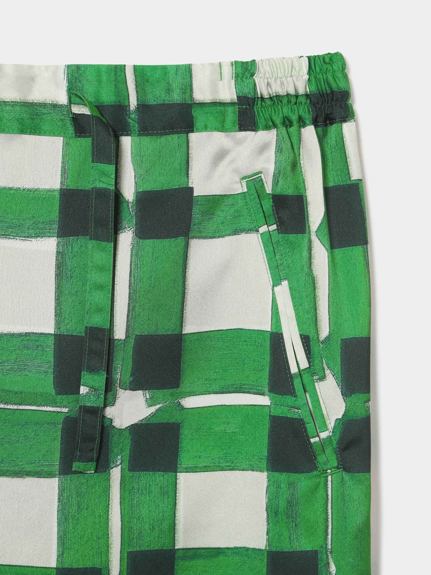 Print Mermaid skirt GREEN