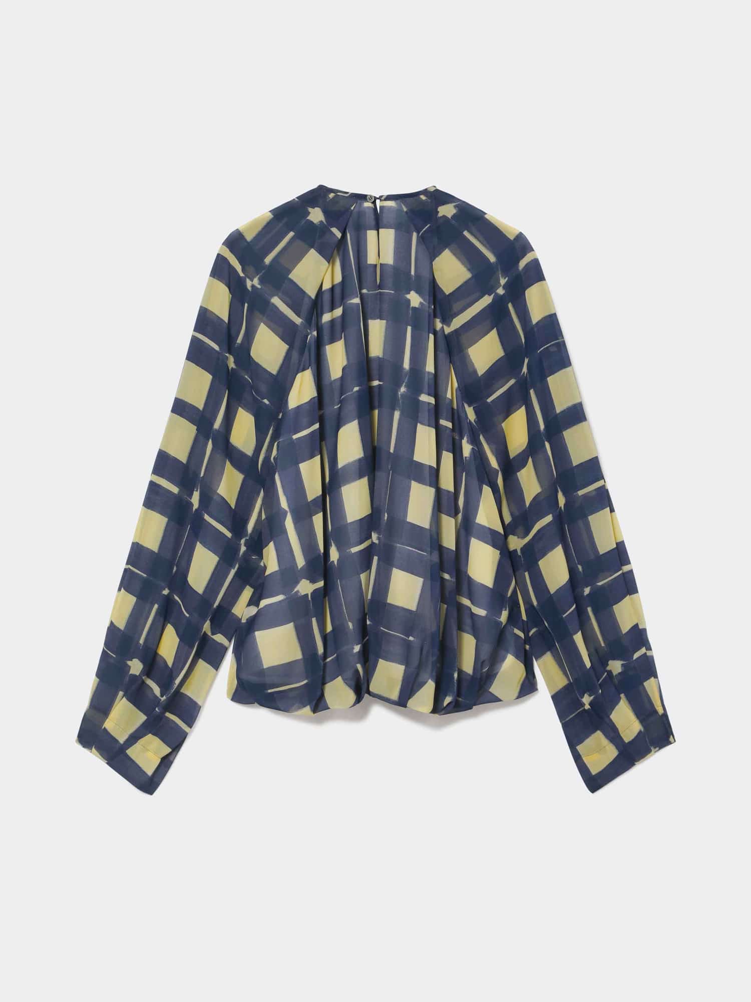 Print Georgette Blouse YELLOW