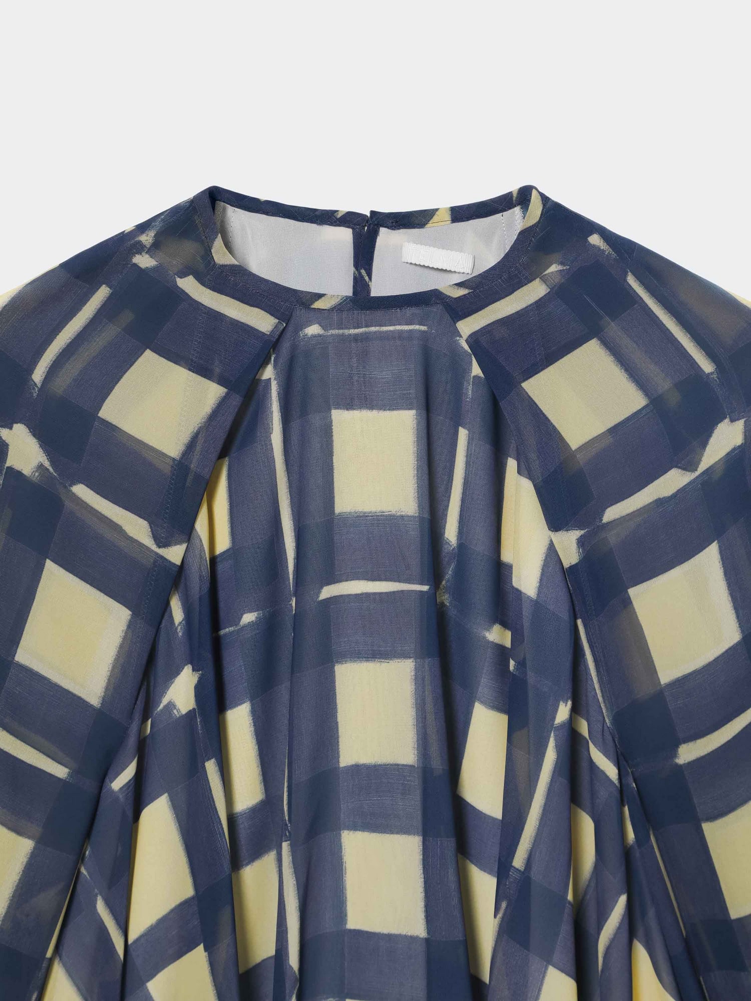 Print Georgette Blouse YELLOW