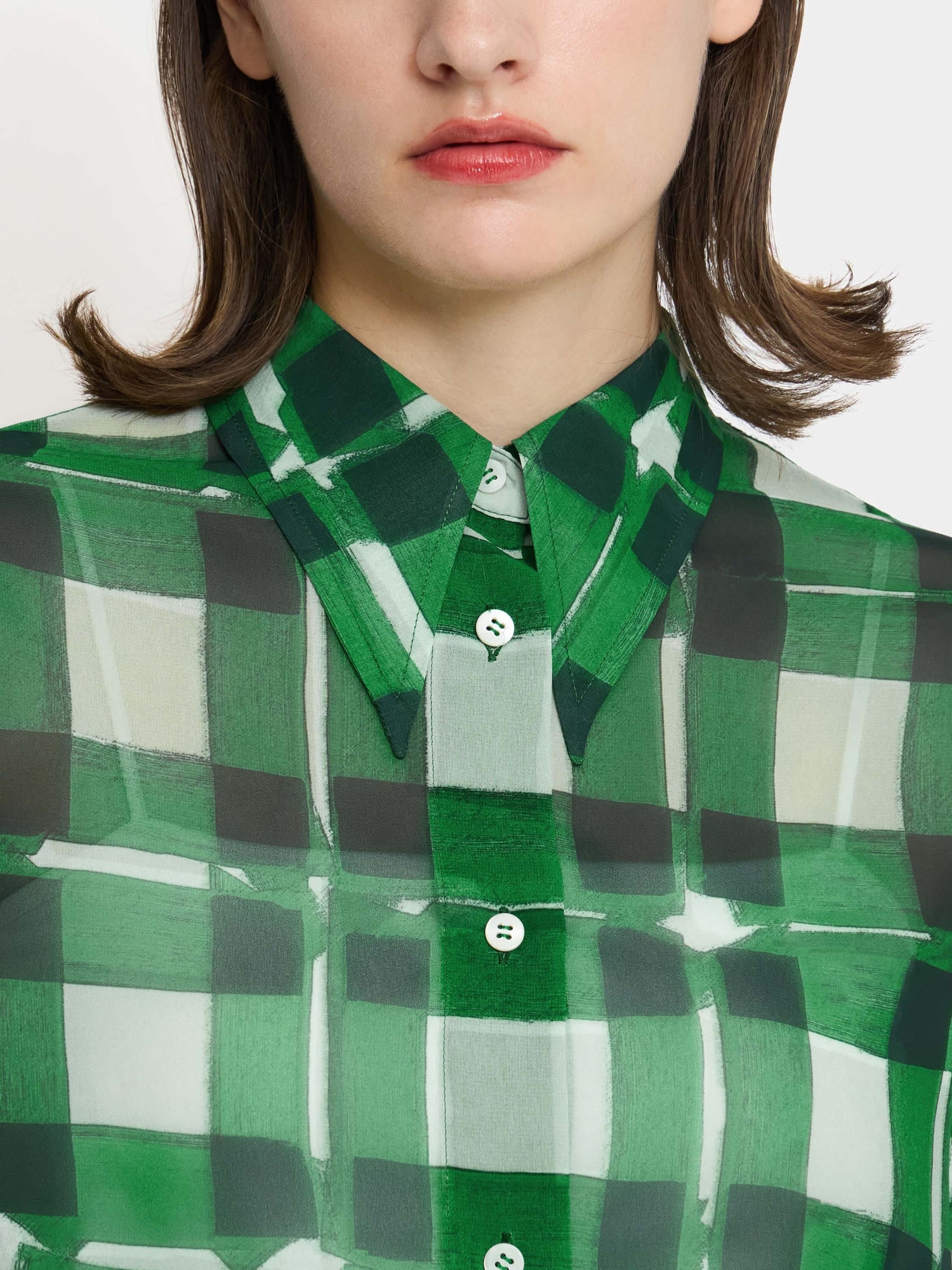 Panel W Cuffs Shirts GREEN