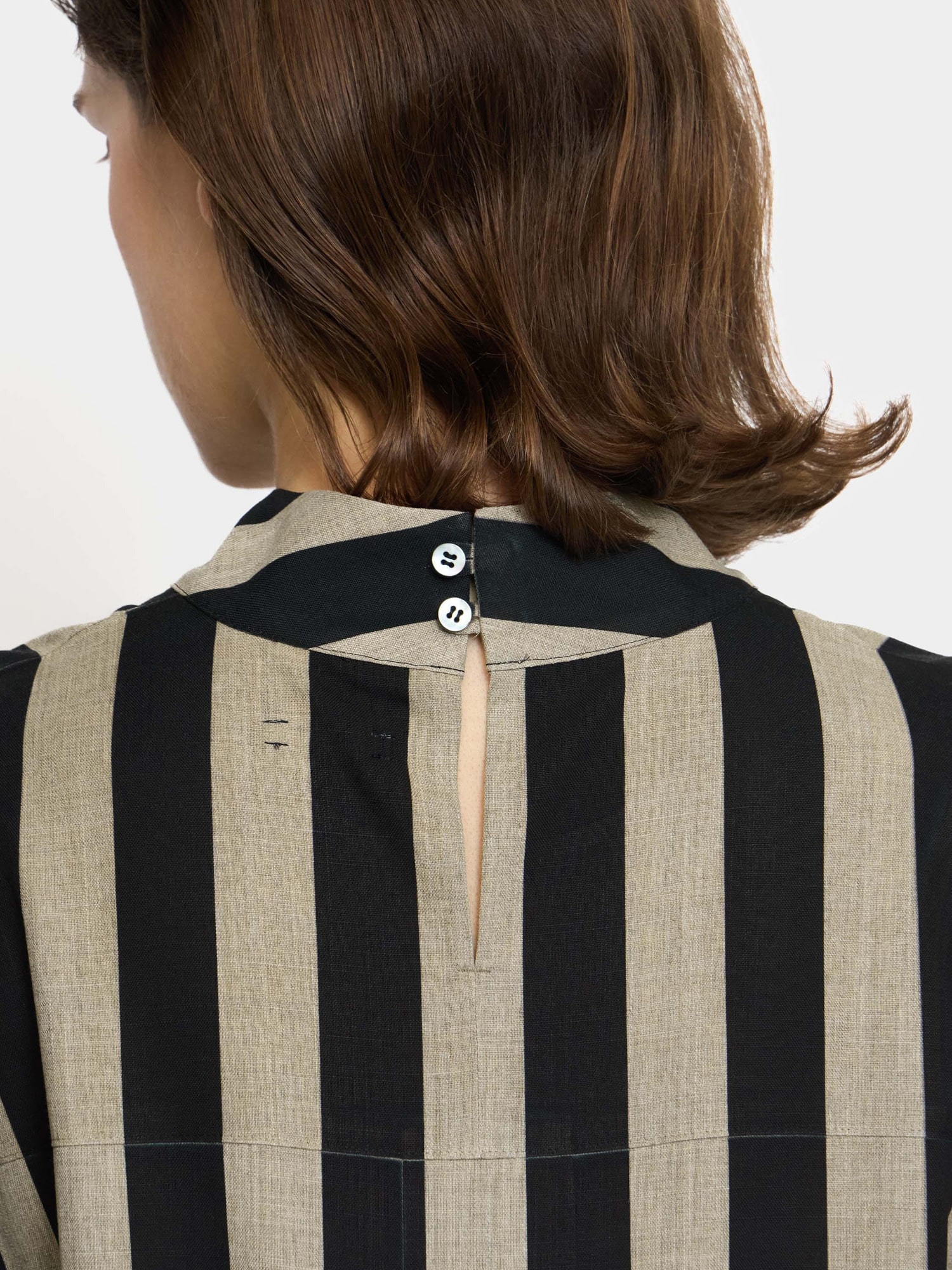 KIMONO Printed Tops BROWN
