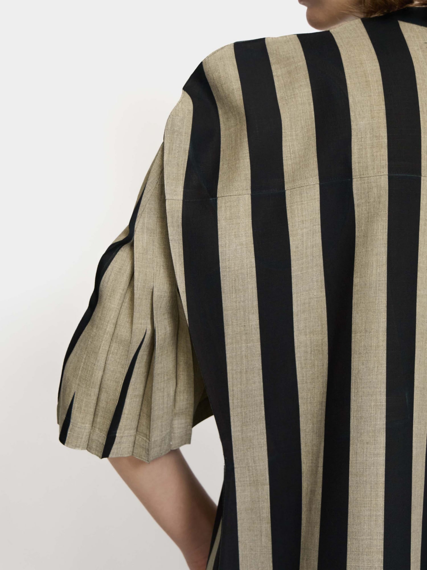 KIMONO Printed Tops BROWN