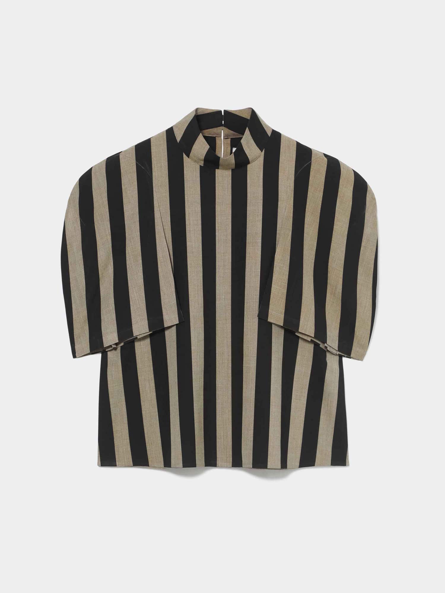 KIMONO Printed Tops BROWN